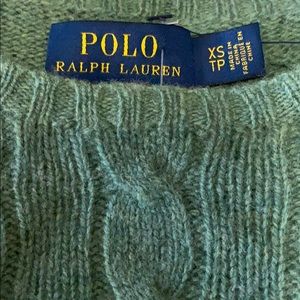 Women’s Cable knit Polo by Ralph Lauren sweater